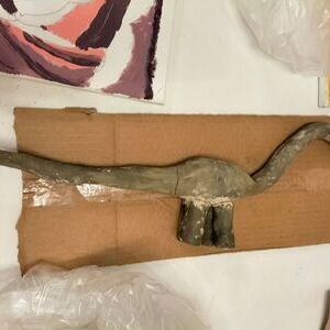 Dinosaurier aus Ton