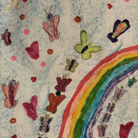 Malen mit Bleistift und Filzstift