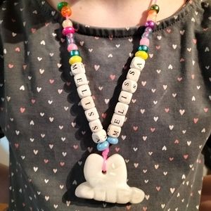 Kette mit Anhänger aus Speckstein