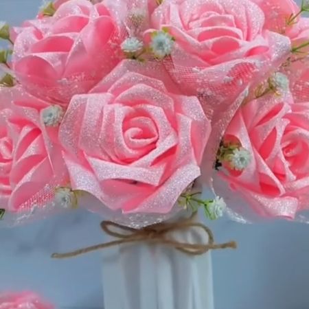 Blumen pink basteln