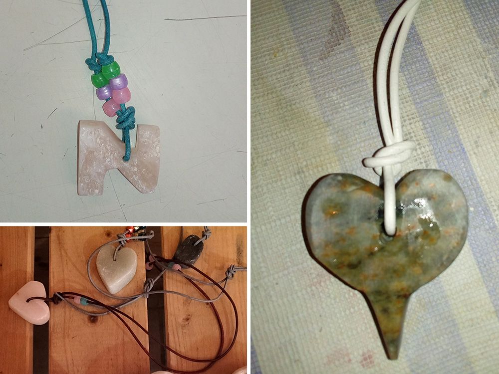 Schmuckanhänger aus Speckstein